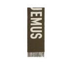 Jacquemus The Jacquemus Scarf in Khaki | Scarves | Coveti