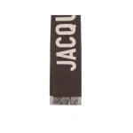Jacquemus The Jacquemus Scarf in Multi Brown | Scarves | Coveti