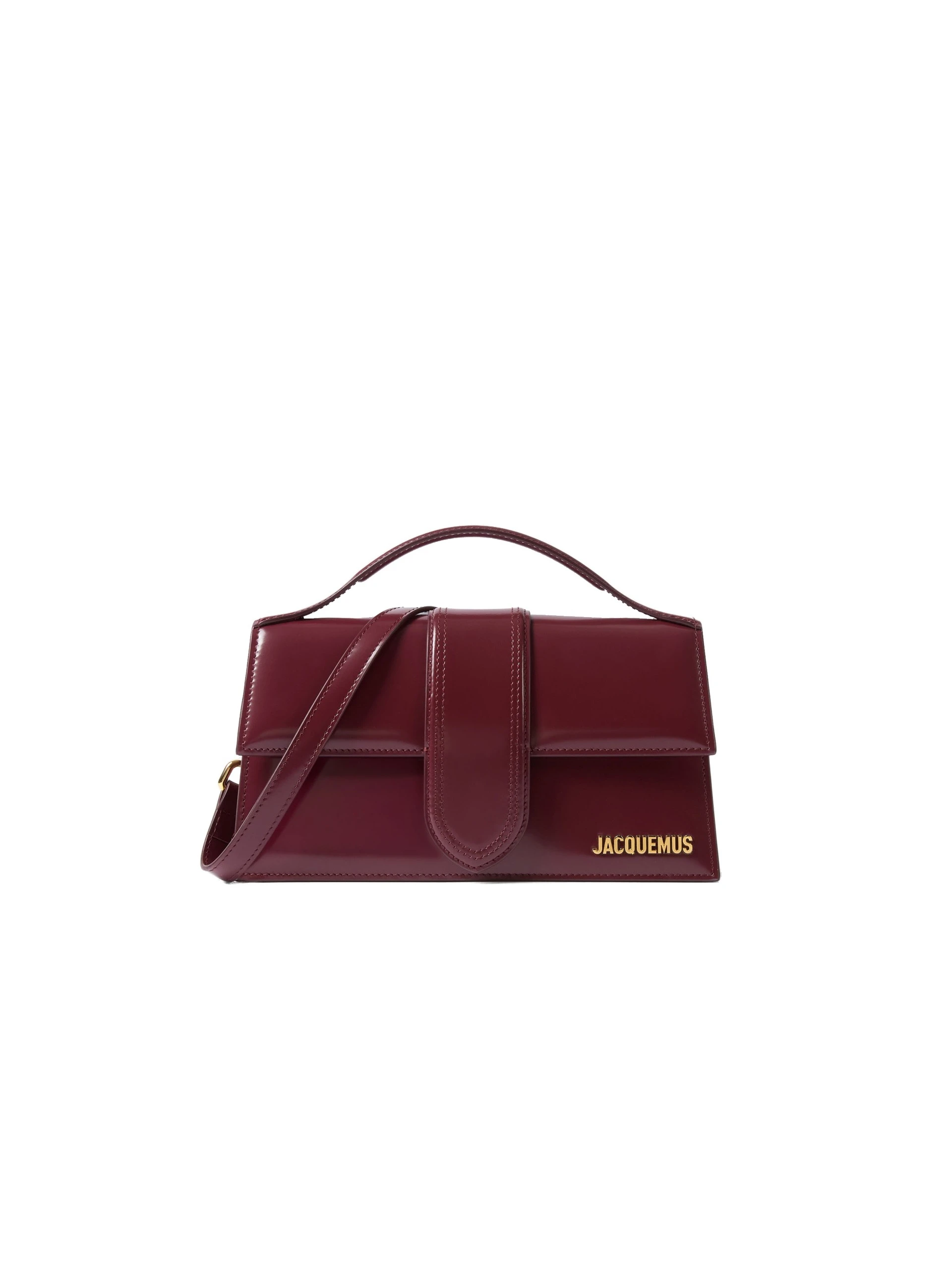 Jacquemus-The-Large-Bambino-Bag-in-Burgundy-coveti-white Jacquemus Large Bambino Bag