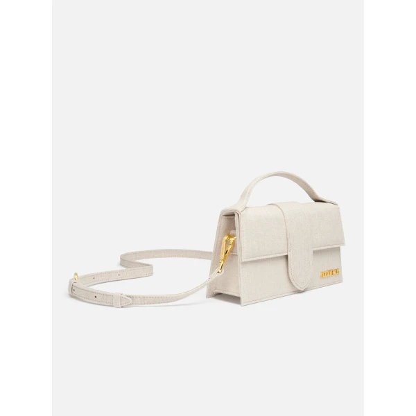 light greige Jacquemus shoulder bag
