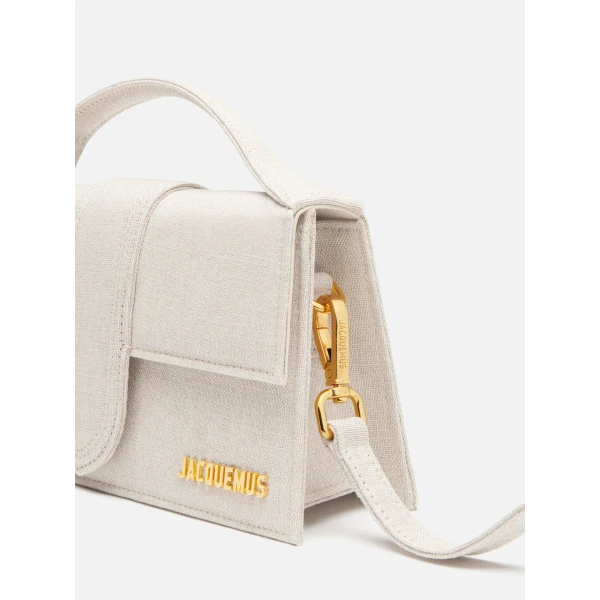 linen shoulder bag