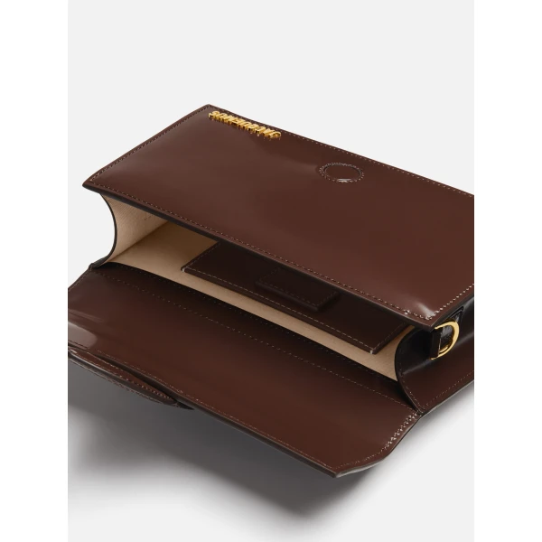 calf leather shoulder bag