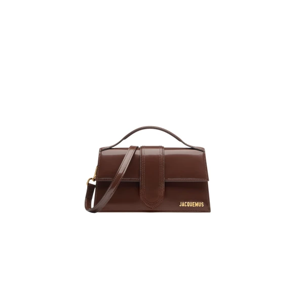 The Large Bambino Bag in Midnight Brown