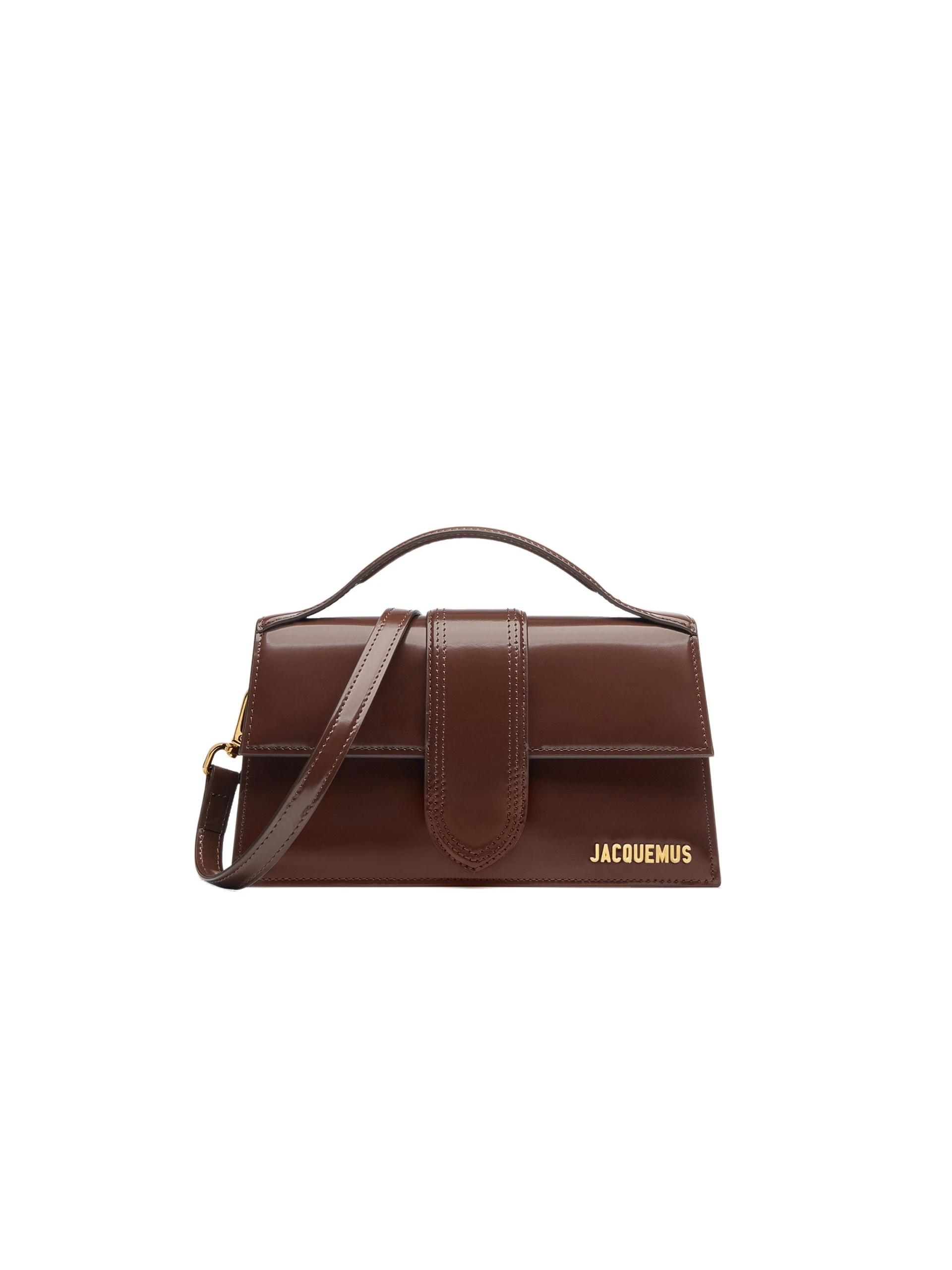 Jacquemus-The-Large-Bambino-Bag-in-Midnight-Brown-coveti-white Jacquemus Large Bambino Bag
