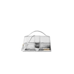 Jacquemus The Large Bambino Bag in Silver | Shoulder & Crossbody Bags | Coveti