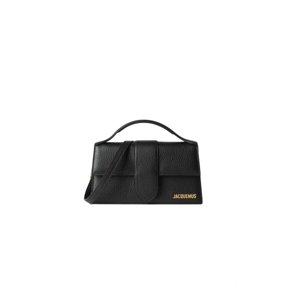 The Large Bambino Grained Bag in Black