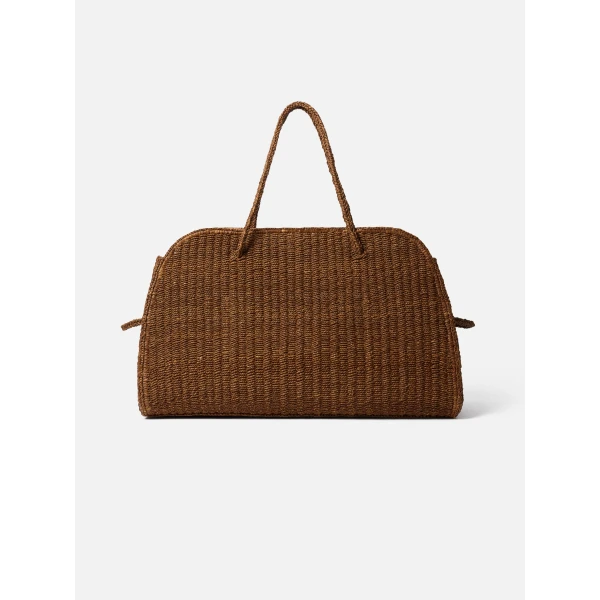 raffia tote bag