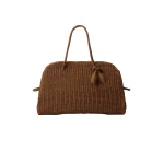 Jacquemus Large Raffia Turismo Bag