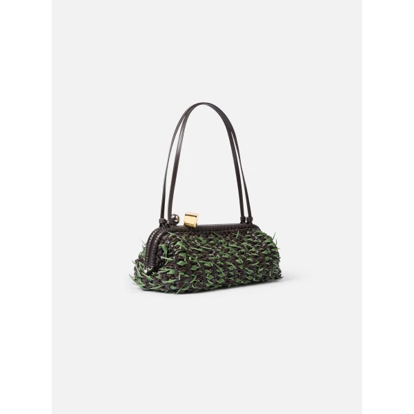 cow leather clutch