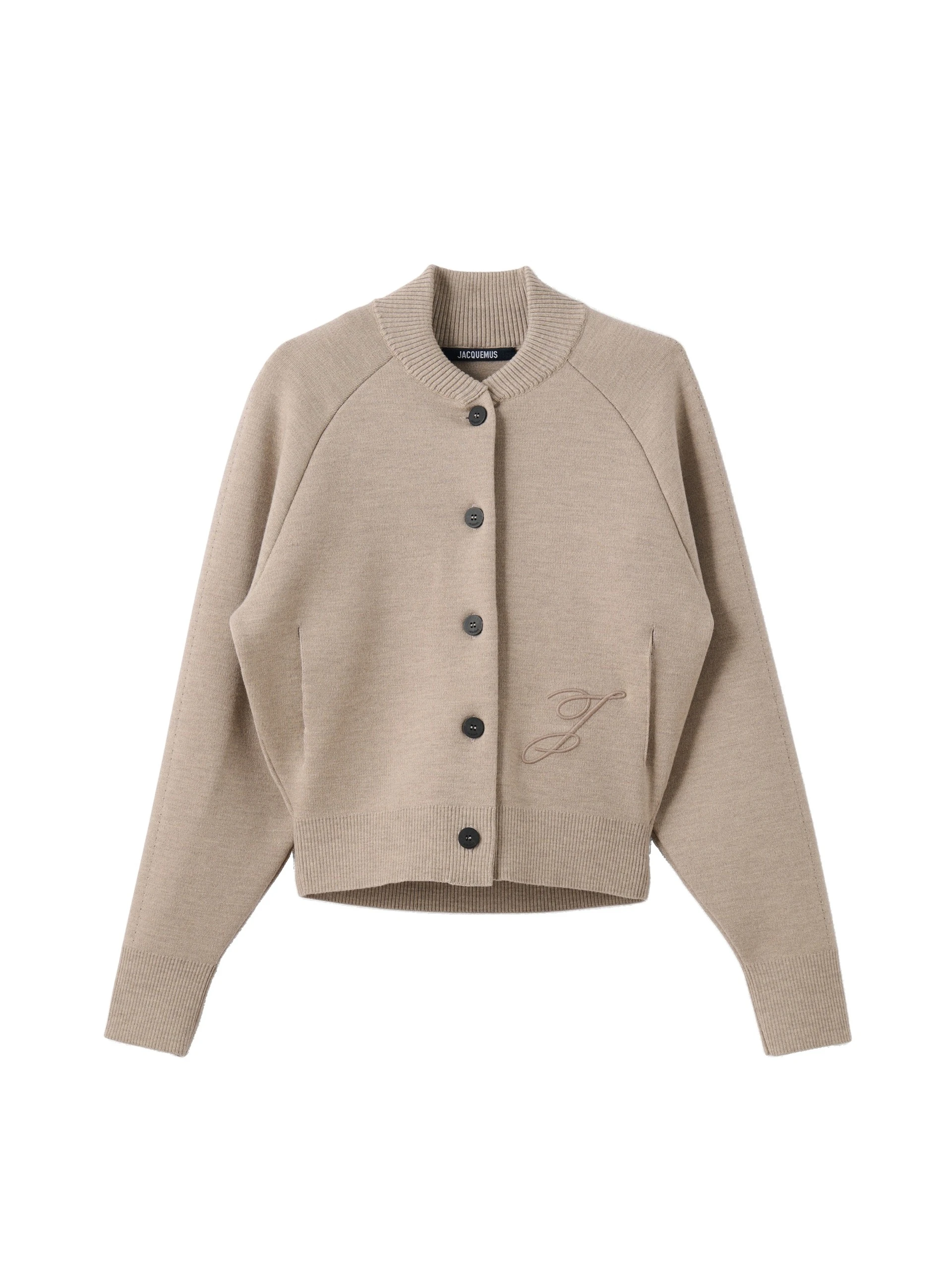 Jacquemus-The-Lavande-Cardigan-in-Greige-coveti-white Jacquemus Lavande Cardigan knit