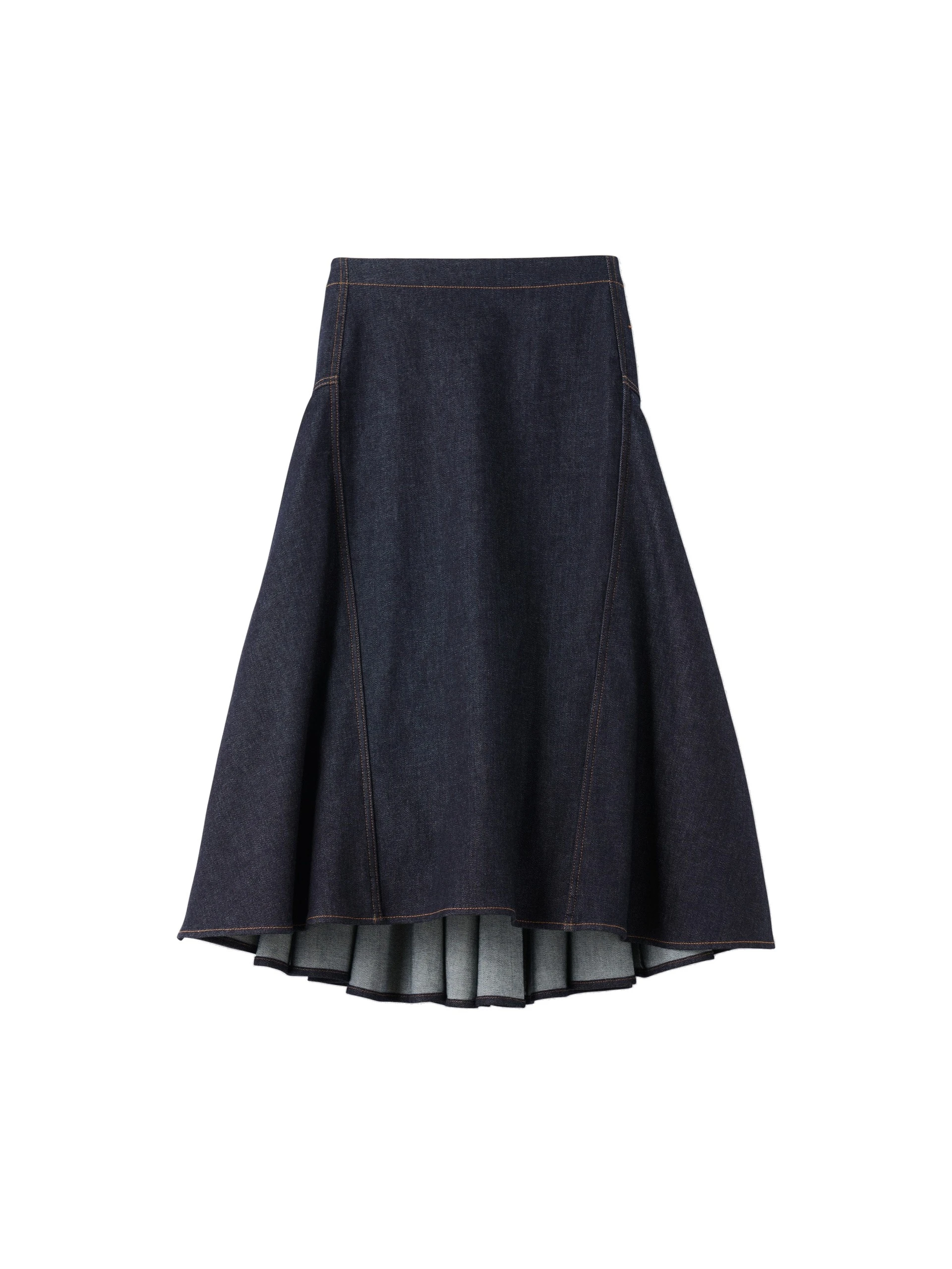 Jacquemus-The-Lavoir-De-Nimes-Denim-Skirt-in-Dark-Navy-coveti-white Jacquemus Lavoir De-Nimes Denim Skirt