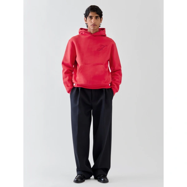 Jacquemus The Logo Hoodie in Red | Hoodies | Coveti