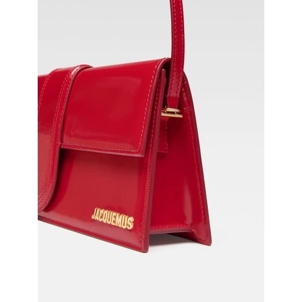 red and gold Jacquemus shoulder bag