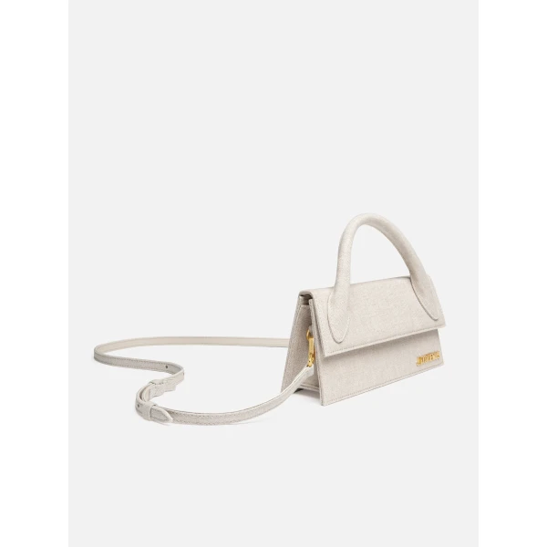 light greige Jacquemus tote bag