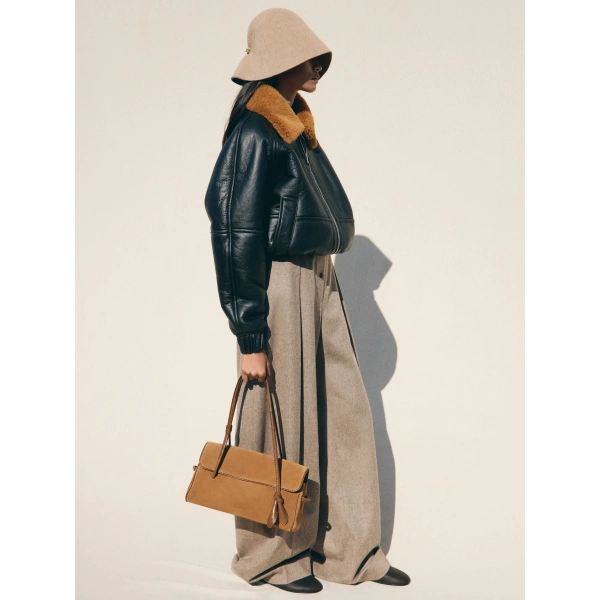 Jacquemus The Long Turismo Bag in Brown and Brown | Shoulder & Crossbody Bags | Coveti