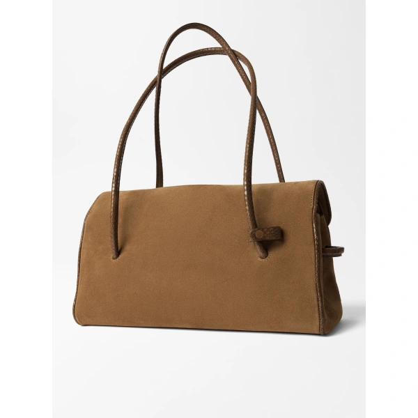 Jacquemus The Long Turismo Bag in Brown and Brown | Shoulder & Crossbody Bags | Coveti