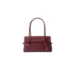 Jacquemus The Long Turismo Bag in Burgundy | Shoulder & Crossbody Bags | Coveti