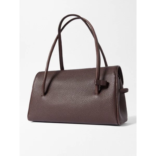 brown shoulder bag