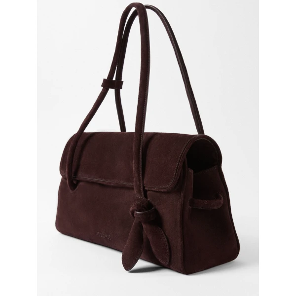 brown shoulder bag