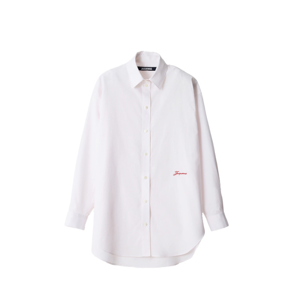 The Man's Shirt in Stripe Pink and White