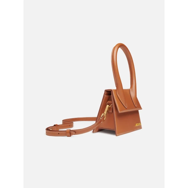 light brown Jacquemus mini bag