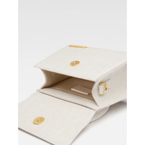 linen mini bag