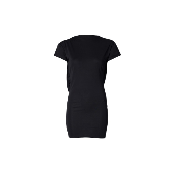 The Mistral Short-Sleeve Dress in Black