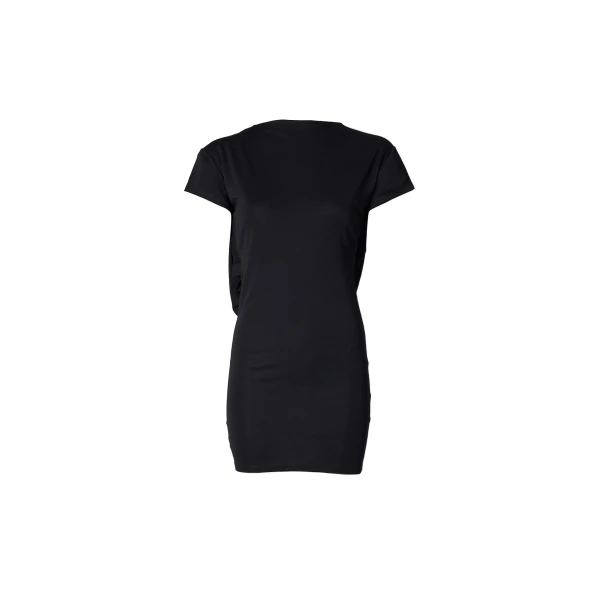The Mistral Short-Sleeve Dress in Black