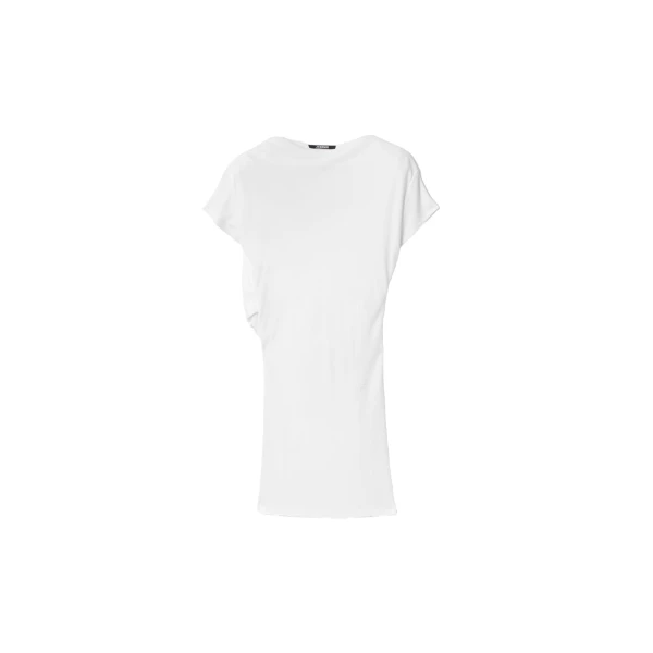 The Mistral Short-Sleeve Dress in White