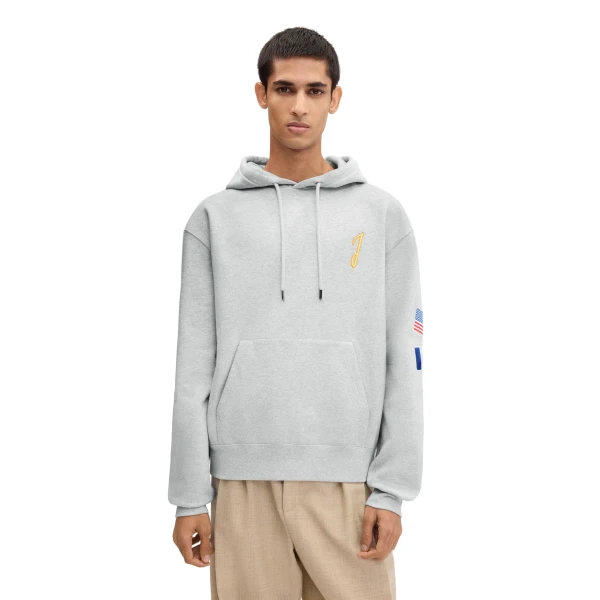 The New York Hoodie in New York Adresse Grey