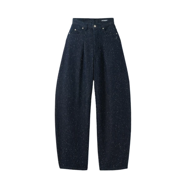 The Ovalo De-Nimes Denim Pants in Navy