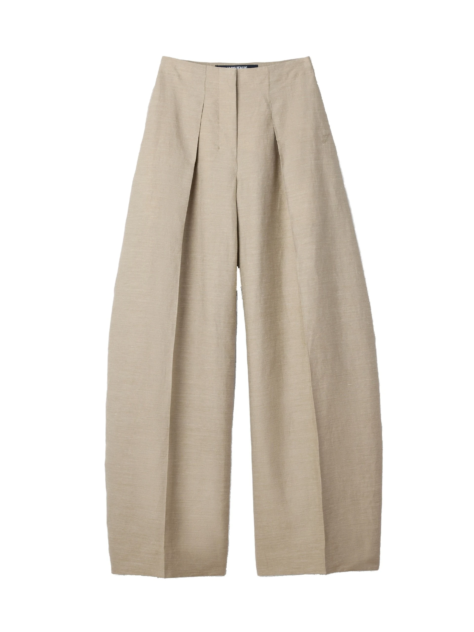 Jacquemus-The-Ovalo-Fluid-Pants-in-Beige-coveti-white Jacquemus Ovalo Fluid Pants trousers