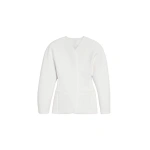 Jacquemus The Ovalo Jacket in White | Jackets | Coveti