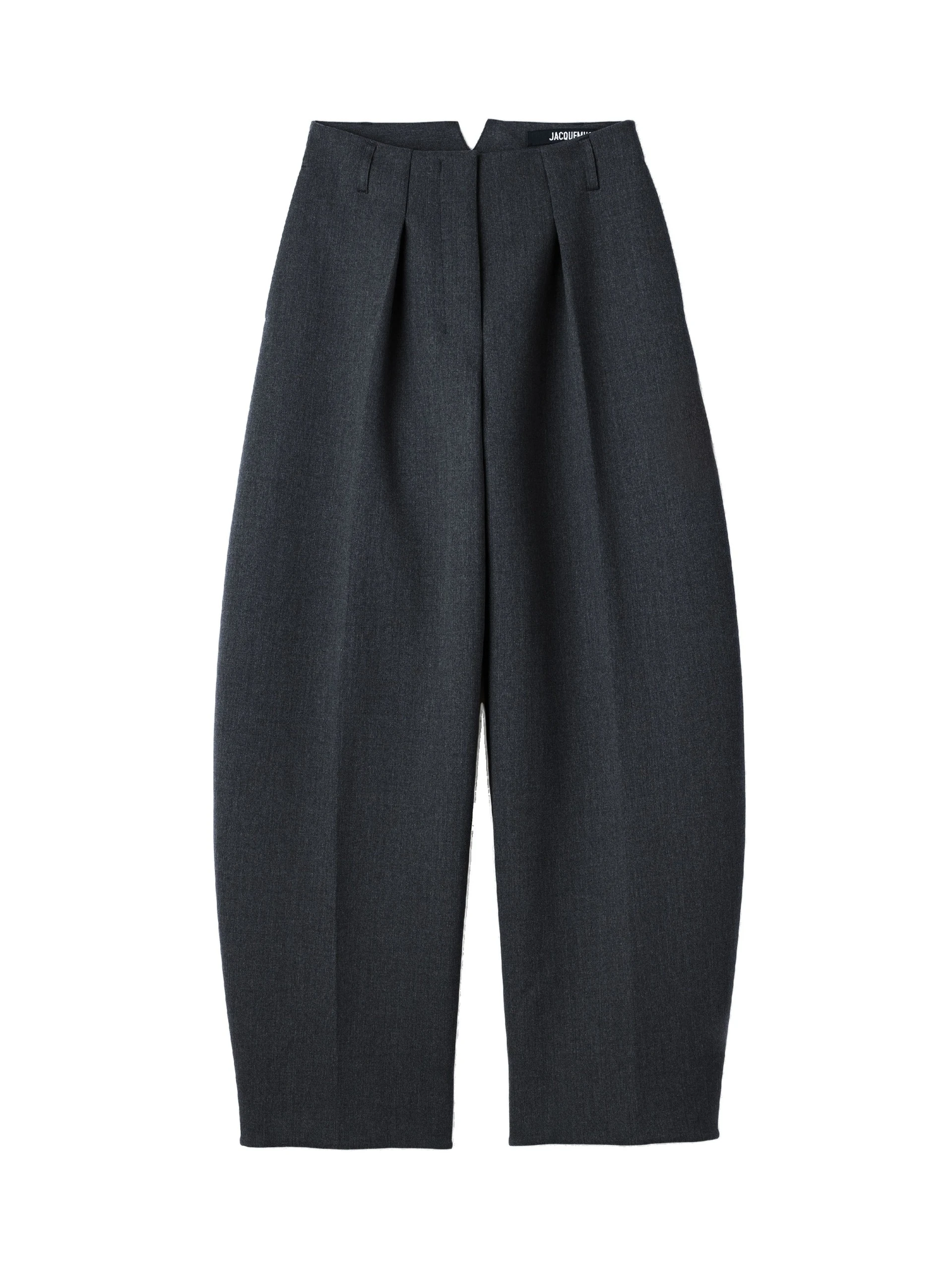 Jacquemus-The-Ovalo-Pants-in-Dark-Grey-coveti-white Jacquemus Ovalo Pants trousers
