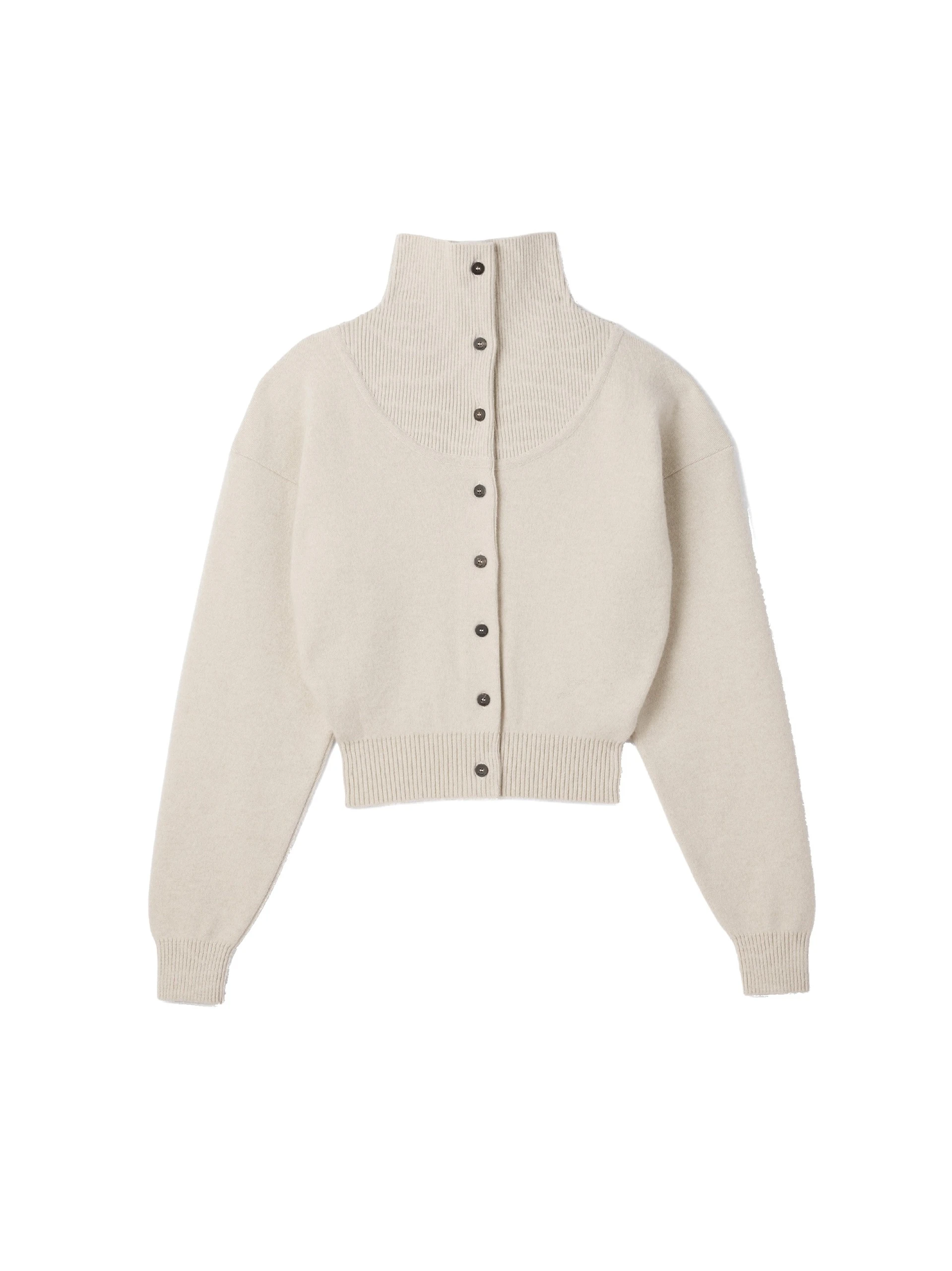Jacquemus-The-Pelota-Cardigan-in-Light-Beige-coveti-white Jacquemus Pelota Cardigan knit