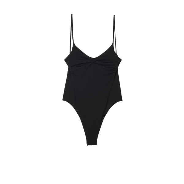 The Pina Bodysuit in Black