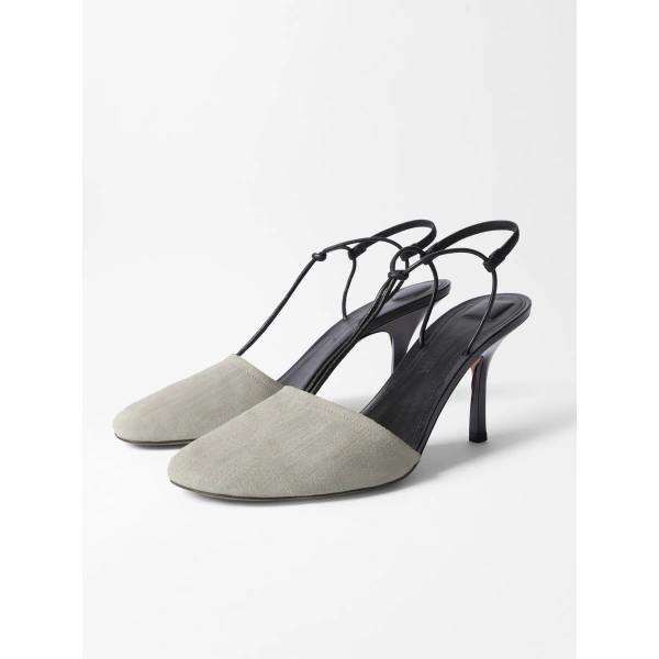 Jacquemus The Pina Sandals in Greige | Sandals | Coveti
