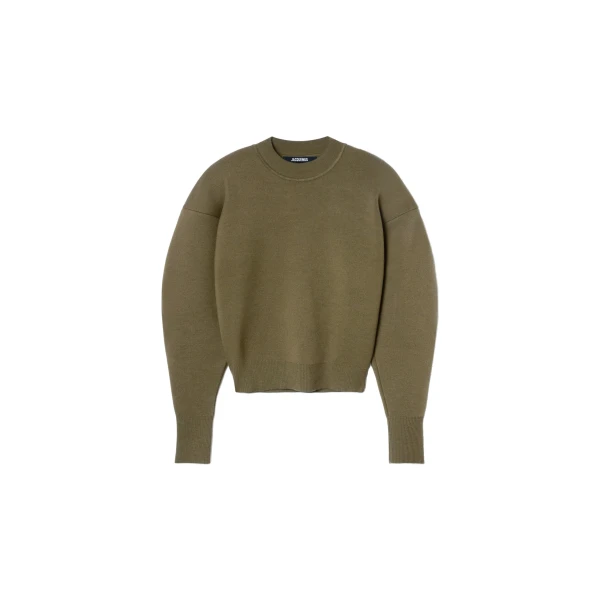 The Pique Sweater in Multi Khaki