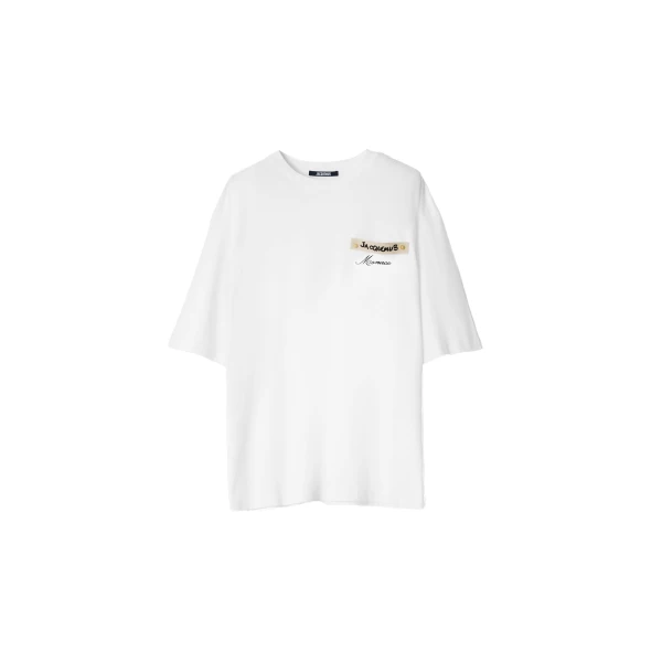 The Plage Monaco Resort T-Shirt in Monaco Patch White