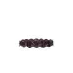 Jacquemus The Poisson Belt in Dark Burgundy | Belts | Coveti