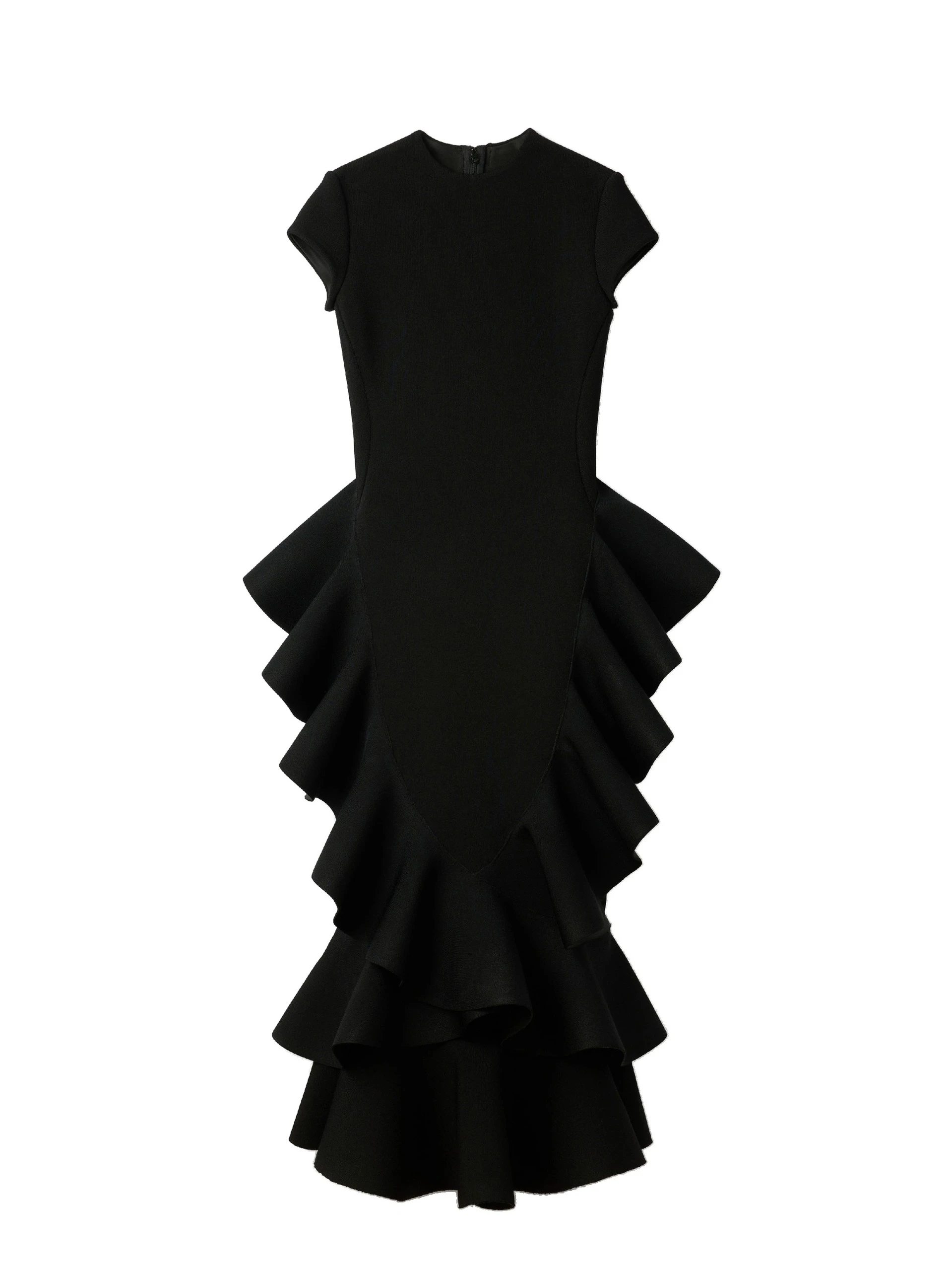Jacquemus-The-Poisson-Knit-Dress-in-Black-coveti-white Jacquemus Poisson Knit Dress