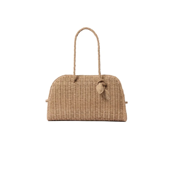 The Raffia Turismo Bag in Beige