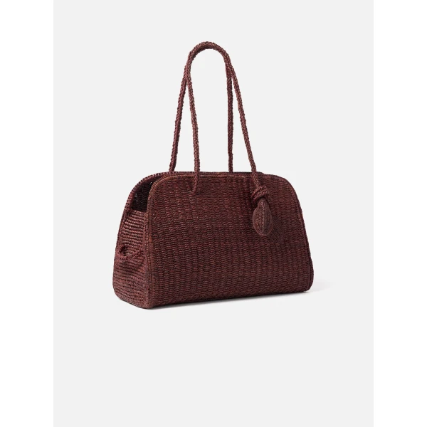 brown tote bag