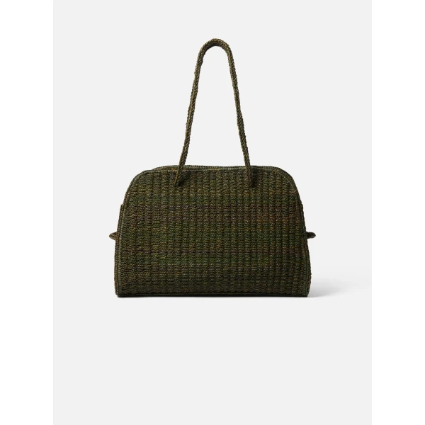raffia tote bag