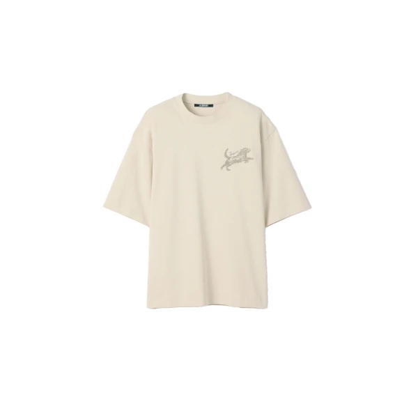 The Rita T-Shirt in Multi-Beige