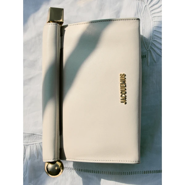 lamb leather clutch