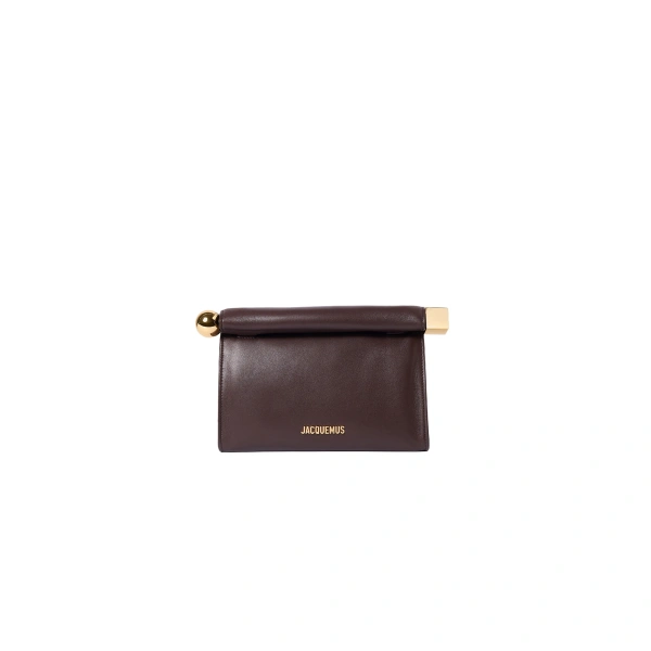 The Rond Carre Bag in Midnight Brown