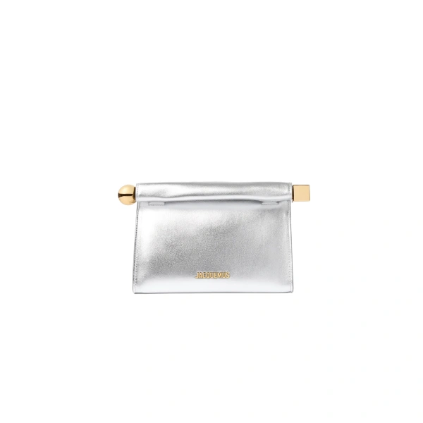 The Rond Carre Bag in Silver