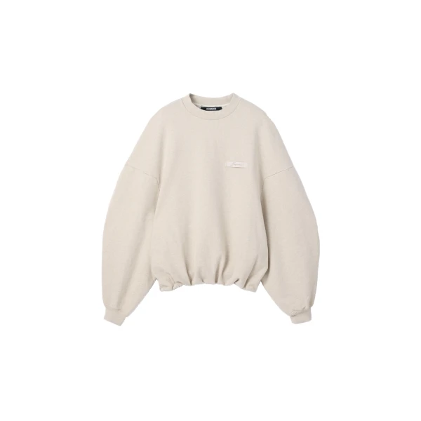 The Ruban Sweatshirt in Light Beige