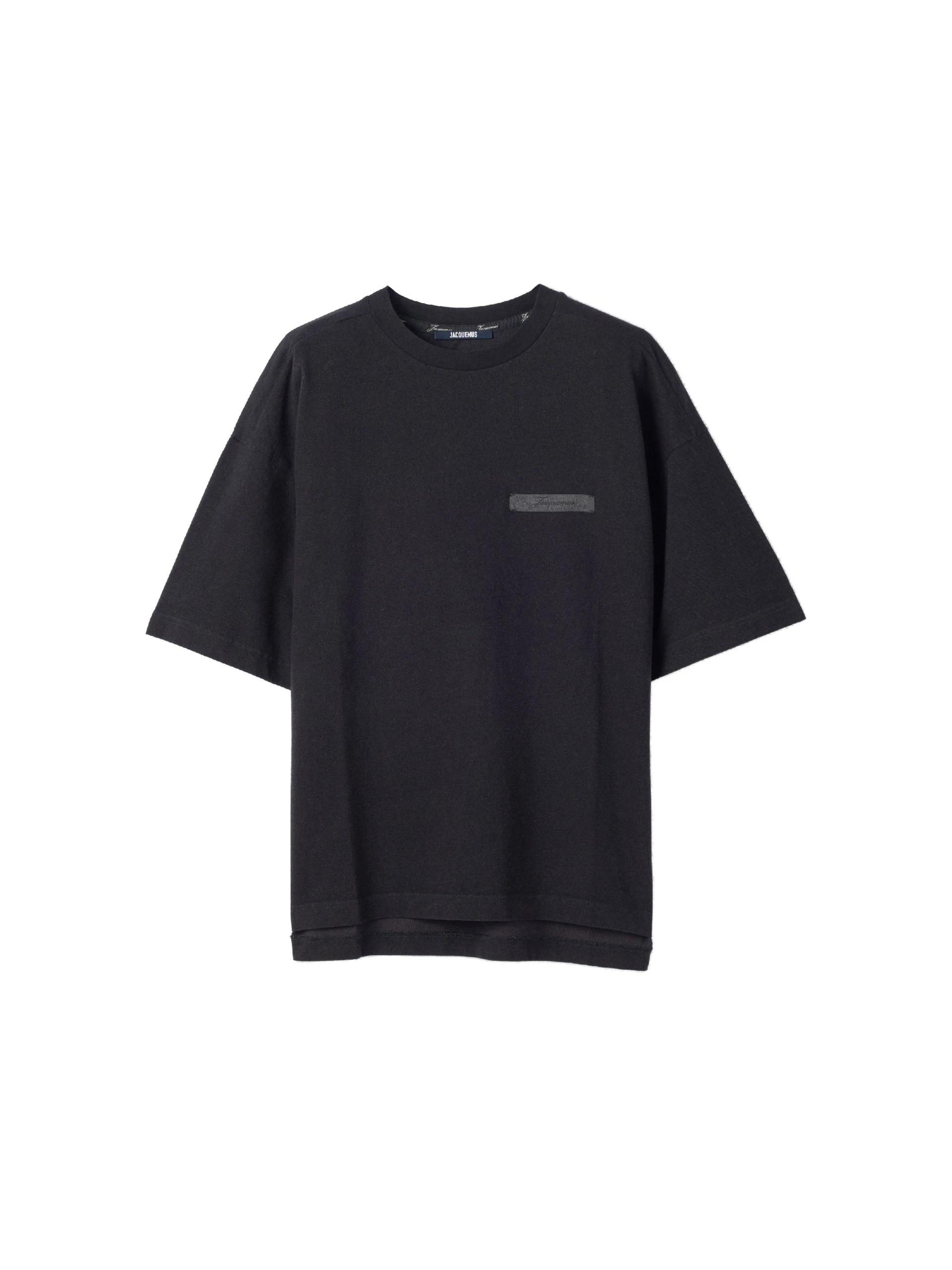 Jacquemus-The-Ruban-T-Shirt-in-Dark-Grey-coveti-white Jacquemus Ruban T-Shirt top